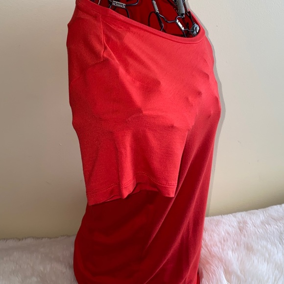 Majestic Filatures Short-Sleeve Crew Size 5 = XL Coquelicot Red - Picture 5 of 9